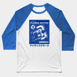 Plasma Cutter Blueprint Baseball T-Shirt